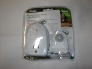 Westek Indoor Plug in Corded Motion Activated Light Control