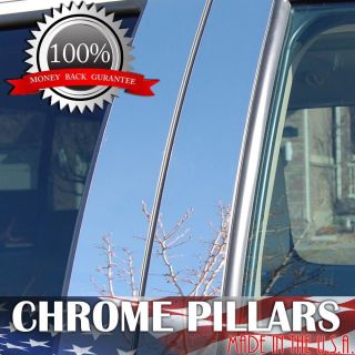 Toyota Sienna 11 13 Chrome Door Pillar Post Window Decal Cover Trim Kit