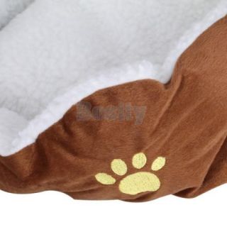 Dog Puppy Cat Pet Soft Fleece Winter Warm Bed House Soft Pad Mat Indoor