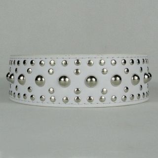 Rivet Styles 2 inch Wide Studded Collars Dog Leather Collar High Quality