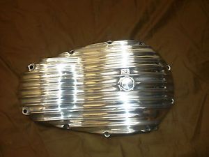 Mirror Polished MPD Finned Primary Cover for 650 and 750 Unit Triumph Engines
