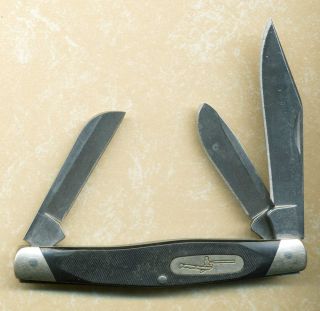 Buck Stockman 301 Three Blade Slipjoint Pocket Knife USA 2000