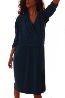 Chaps Ralph Lauren Womens Stretch Teal Dress Plus Size 18W 20W 2X 3X 4X New