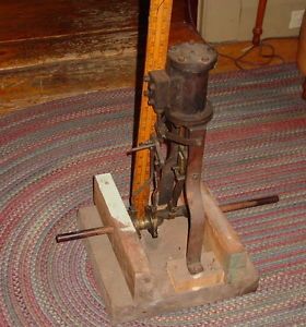 Old 19thC Once Working Marine Small Boat Steam Engine Now Rough 19"H