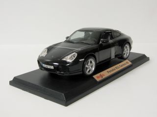 Porsche 911 Carrera 4S Diecast Car Maisto Special Edition 1 18 Scale Black