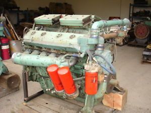 12V 71N Detroit Diesel "Running Take Out" Marine Engine w Air Starter