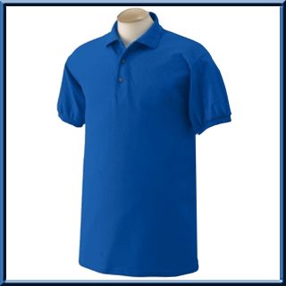 Gildan Cotton Poly Jersey Polo Sport Shirt s 3X 4X 5X