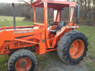 Kubota L3650 4x4 Tractor Loader Three Point Hitch 4WD Curtis Cab