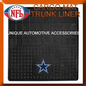 NFL Dallas Cowboys Heavy Duty Rubber Cargo Floor Mat Trunk Liner Car SUV Van