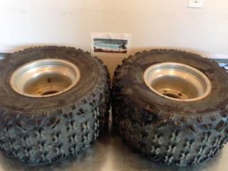 2003 Polaris Predator 500 Rear Rims Wheels and ITP Tires 4 156