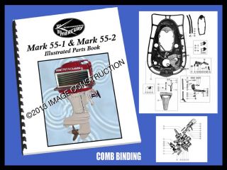 Mercury Mark 55 1 Mark 55 2 Illustrated Parts Book 34 Pages
