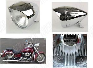 Honda Shadow VLX Dlx 400 600 1100 Ace Magna 250 750 VTX 1300 1800 Headlight Lamp