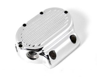 Chrome Side End Cover for Harley Softail Transmissions 1987 99 Dyna FXD 2000 Up