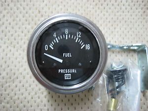 Stewart Warner Deluxe Series Electric Fuel Pressure Gauge 2 1 16" Dia 82333