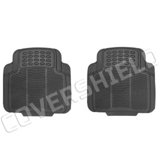 5pc All Weather Heavy Duty Rubber SUV Floor Mat Black 2 Row Trunk Liner