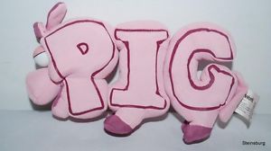 PBS Word World Pig Plush Magnetic Letters Pull Apart Toy Wordfriend Spell