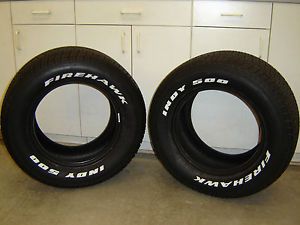 295 50 15 Firestone Firehawk Indy 500 Tires for Hot Rods Chevy Ford Mopar Dodge