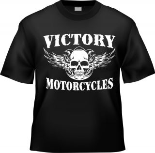 Victory Motorcycle Vegas Hammer Kingpin Black T Shirt Size x Large