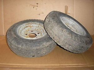 Case Ingersoll Tractor Loader 646 Firestone Front Turf Tires Rims 5 70 8 4 Ply