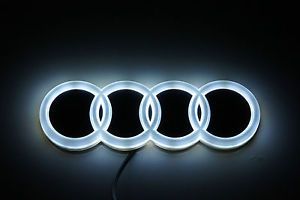 High Quality White Color LED Light Logo Emblem for Audi A3 Q5
