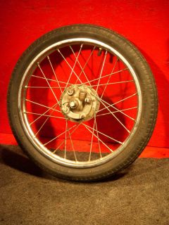 1980 Yamaha QT50 Yamahopper Front Wheel 14 x 1 20 Tire Yokohama Moped Motion