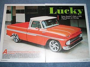 1965 Chevy C10 Fleetside Shortbed Pickup Truck Article "Lucky"