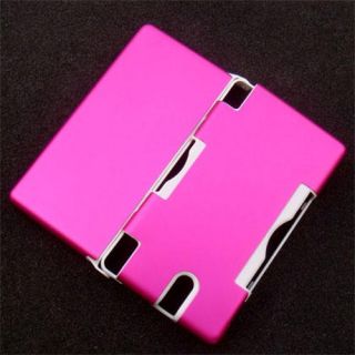Aluminum Skin Hard Plastic Case Cover for Nintendo DS Lite DSL NDSL Hot Pink