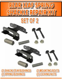 Explorer Rear Leaf Spring Shackle Shackles Repair Kit Left Right Set of 2
