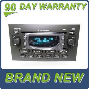 New 04 05 Saturn ion Vue Radio Stereo 6 Disc Changer  CD Player Factory