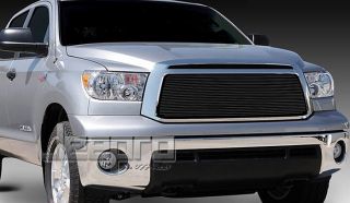 10 13 Toyota Tundra Replacement Upper 1pc Billet Black Grille Grill Insert