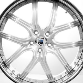 22inch for BMW Wheels Rims 6 7 Series 2pc asanti Staggered