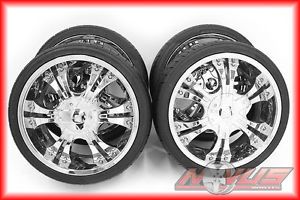20" Shooz Aftermarket Chrome Wheels Tires Nissan Infinity Ford GMC Chevy