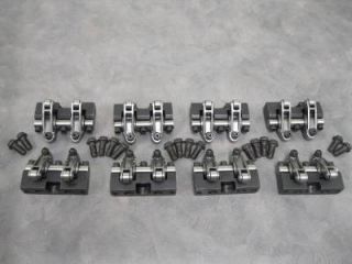Small Block Chevy 1 6 Stainless Shaft Mount Roller Rockers SBC Zero Offset