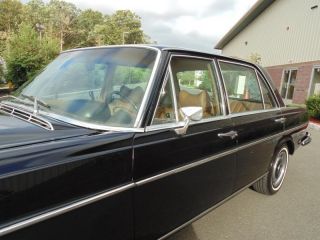 1969 Mercedes Benz 280 Sel Black Cognac 71K Miles Exceptional Car Must See