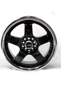 17" Black and Chrome XXR Style 507 Wheels 17x7 5x114 3 5x100 40mm