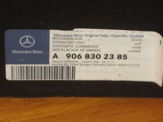 Mercedes Benz "Sprinter 2500 3500" A C Heat Climate Control MBZ