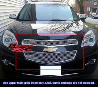 2010 2012 Chevy Equinox Stainless Steel x Mesh Grille Grill Insert