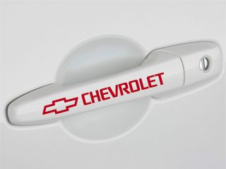 Chevrolet Door Handle Decal Sticker Emblem Logo Silverado Tahoe Equinox Cruz Re