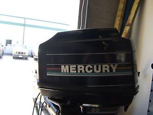 1991 Mercury 60 HP Outboard Motor Engine Good Compression 179 Hours