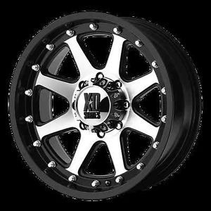 18" XD XD798 Addict Machine Wheels Rims Nitto Terra Grappler 325x65x18 Tires