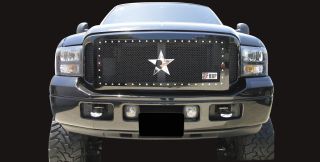 RBP 2005 2007 Ford Superduty F250 RX Main Grille Blk 3P