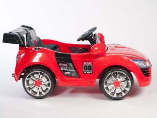 12V 2 Motors Kids R8 Audi Style Ride on Remote Control Wheels Power Car