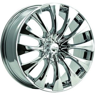 16x7 5 Chrome Pacer Silhouette Wheels 5x110 5x115 38 Buick Passage Riviera