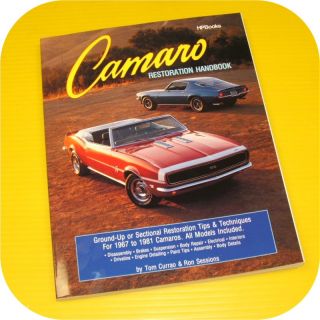 Chevrolet Camaro Restoration Handbook Manual Z28 RS 302