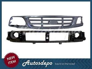 99 03 Ford F150 F250 Light Duty 04 F150 Heritage Grille Chr Header Panel