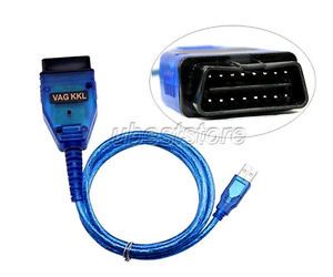VAG com KKL 409 1 USB OBDII OBD2 Cable Auto Scanner for VW Audi Seat Skoda Bora