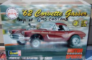 Revell 4949 1 25 D M 1962 Corvette Gasser September Release in Stock Now