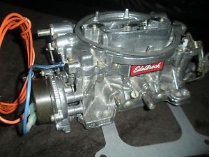 SBC Edelbrock 1406 Electric Choke Carburetor 600 CFM Ford Chevy Carb 350