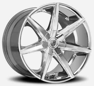 22" Lexani R7 Seven CH for Lexus Wheels Rims Infiniti LS Is ES GS 350 400 450