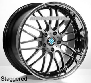 20" LX4 BM for BMW Wheels Staggered Rims 1 3 5 6 7 Series M3 M4 M5 M6 x3 X5
